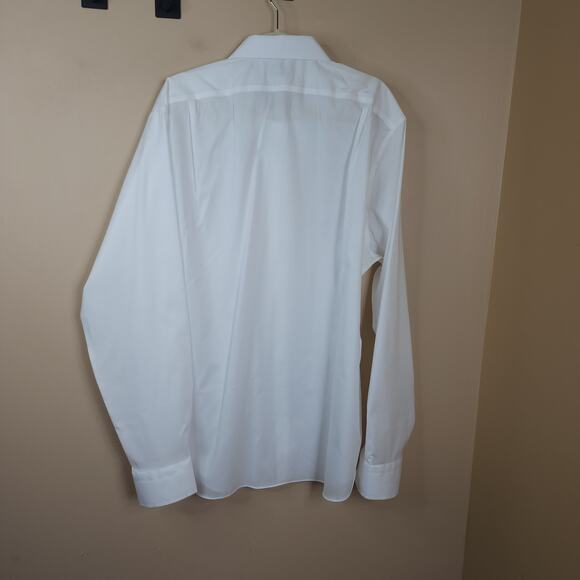 J CREW Tall Bowery point-collar stretch cotton shirt in White Size XXLT - Picture 6 of 10